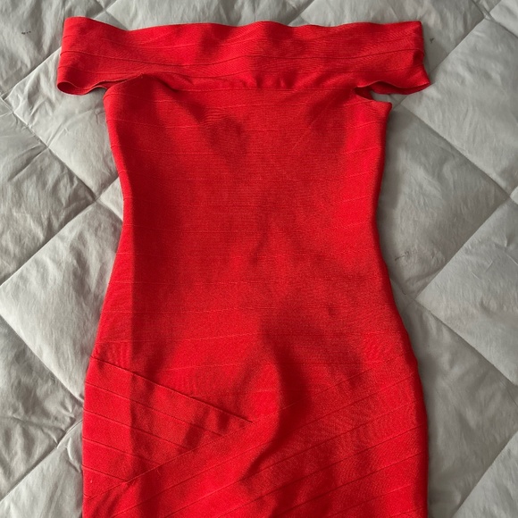 Fashion Nova Dresses & Skirts - Red off the shoulder dress